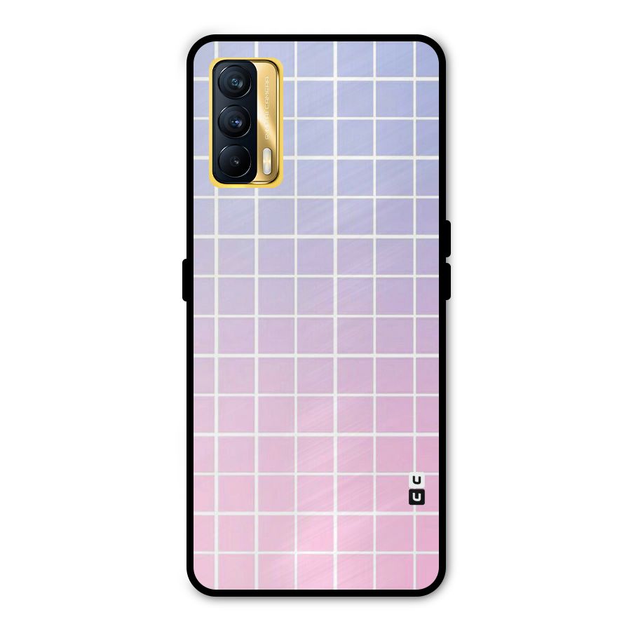 Check Shades Metal Back Case for Realme X7