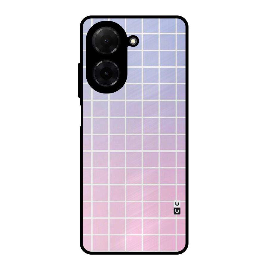 Check Shades Metal Back Case for Redmi A5 4G