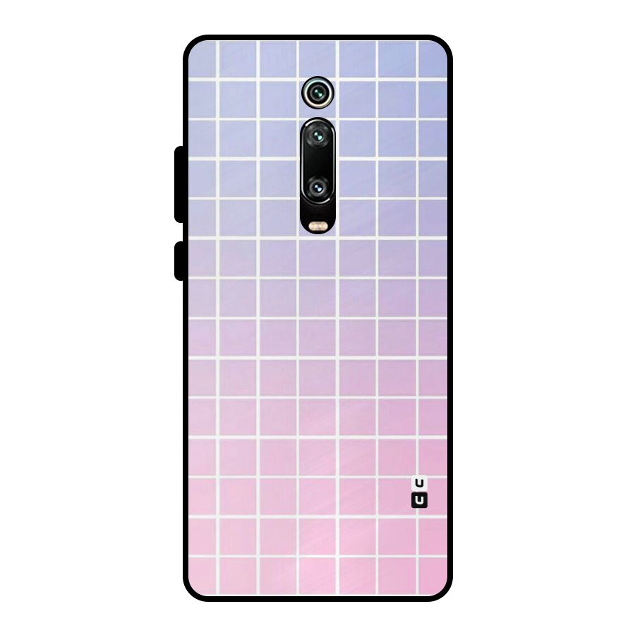 Check Shades Metal Back Case for Redmi K20