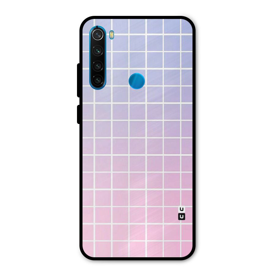 Check Shades Metal Back Case for Redmi Note 8