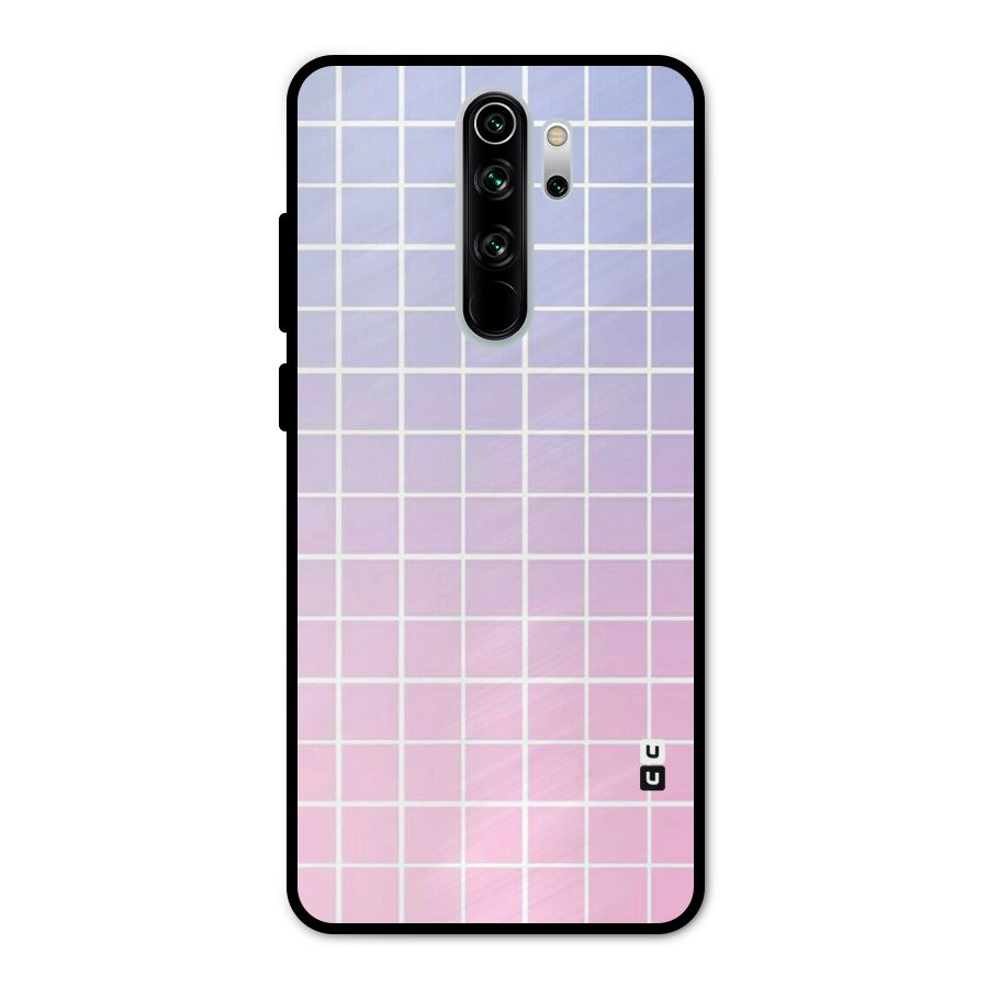 Check Shades Metal Back Case for Redmi Note 8 Pro