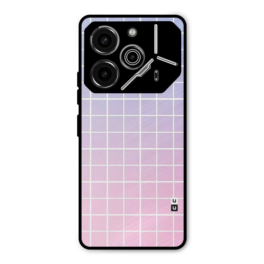 Check Shades Metal Back Case for Tecno Pova 6 Pro