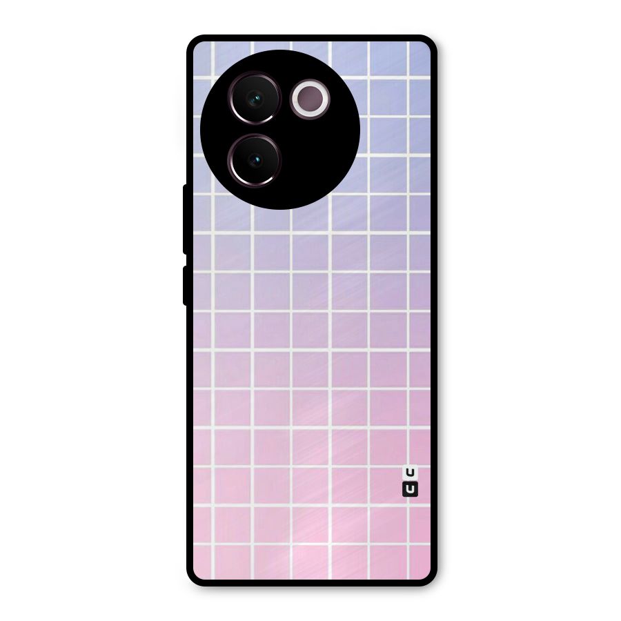 Check Shades Metal Back Case for Vivo V30e
