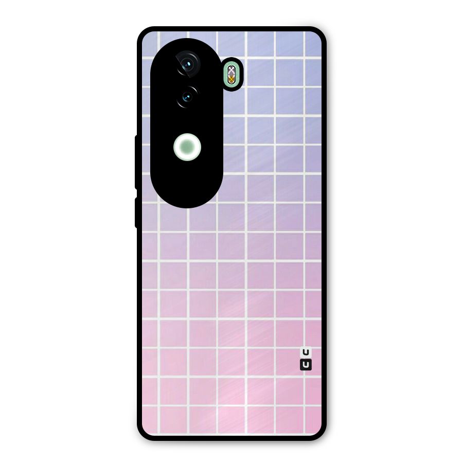 Check Shades Metal Back Case for Vivo V40e