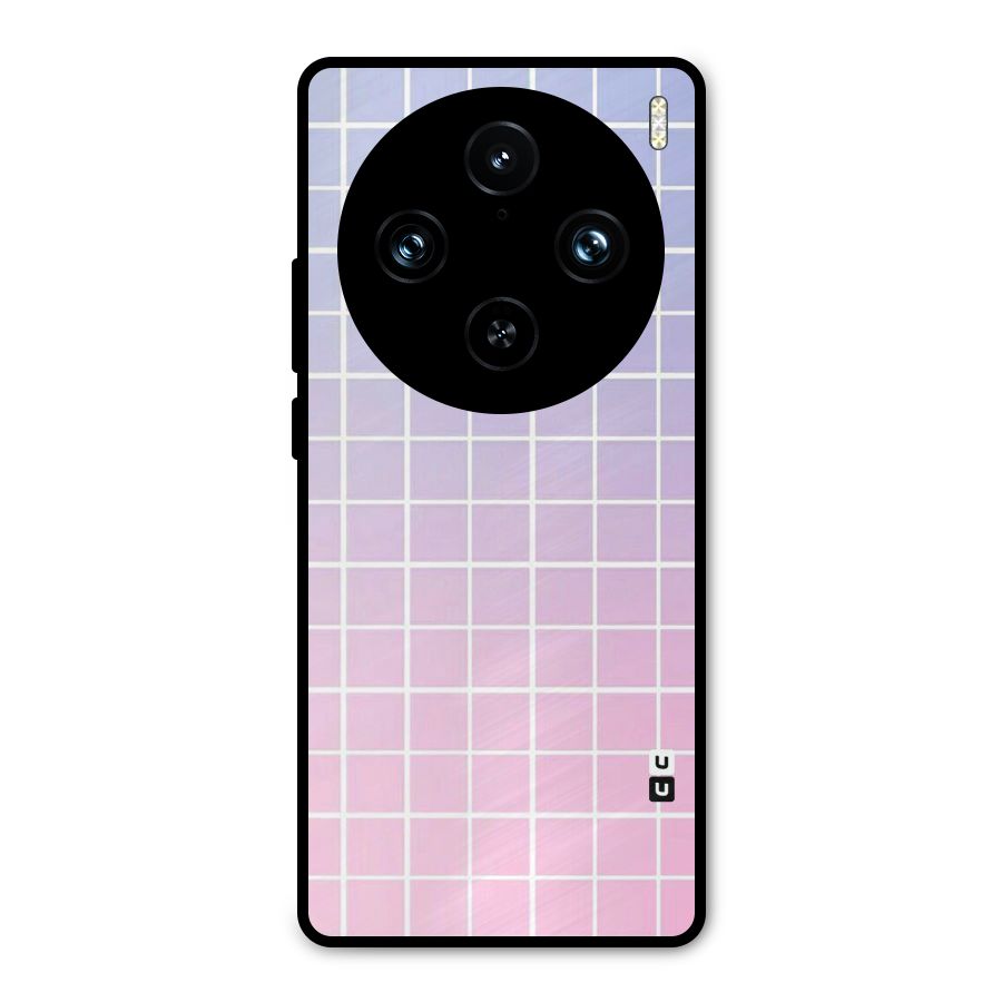 Check Shades Metal Back Case for Vivo X100 Pro