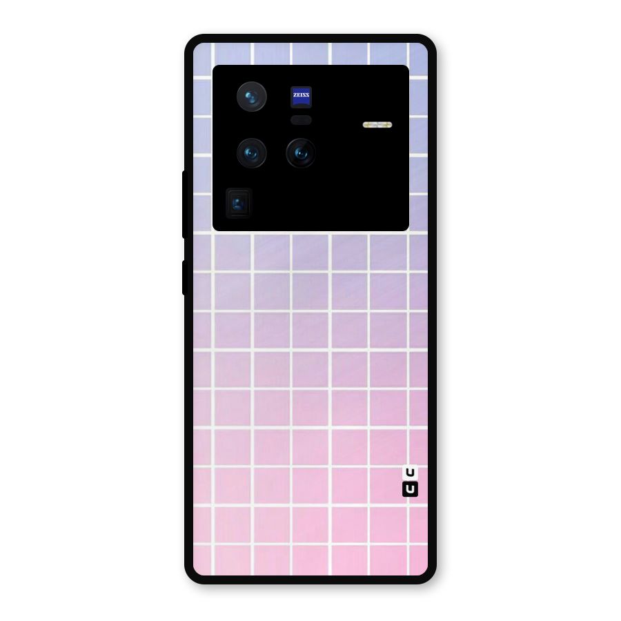 Check Shades Metal Back Case for Vivo X80 Pro