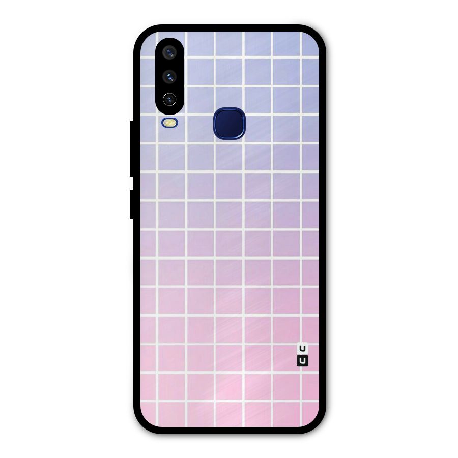 Check Shades Metal Back Case for Vivo Y15