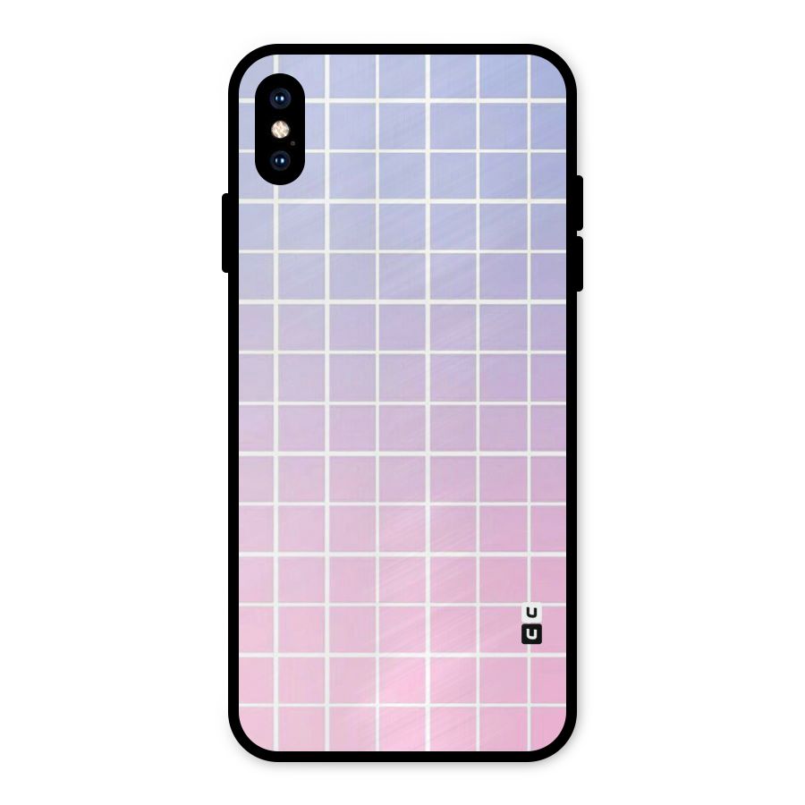 Check Shades Metal Back Case for iPhone XS Max