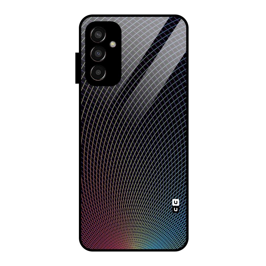 Check Swirls Glass Back Case for Galaxy F13