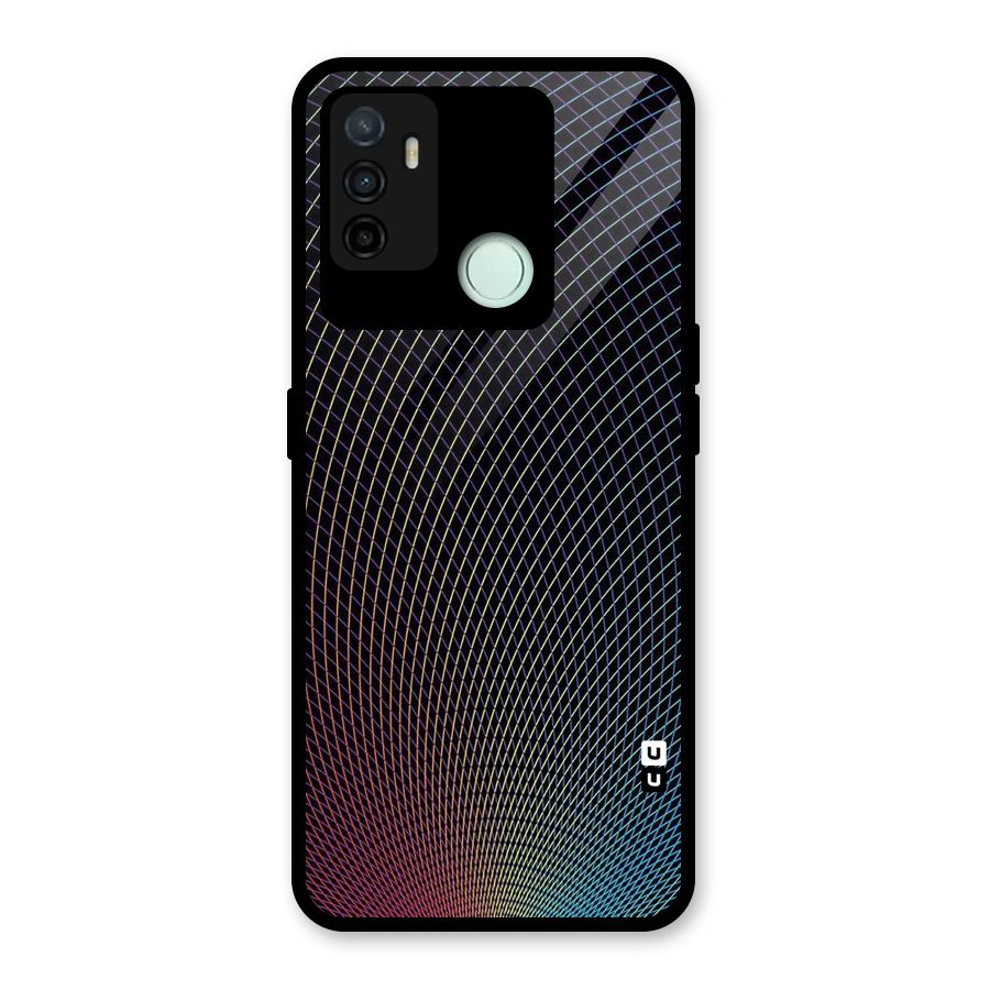 Check Swirls Glass Back Case for Oppo A53