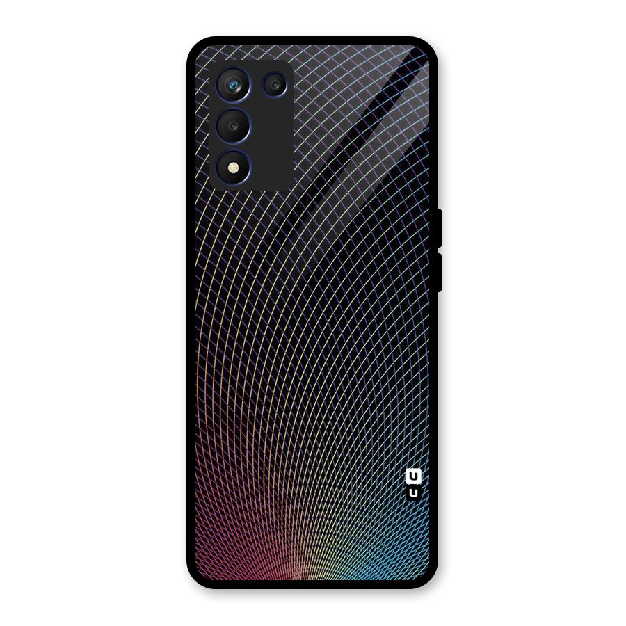 Check Swirls Glass Back Case for Realme 9 5G Speed