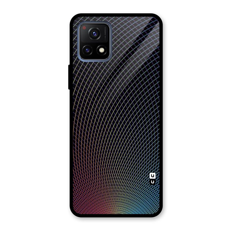 Check Swirls Glass Back Case for Vivo Y72 5G