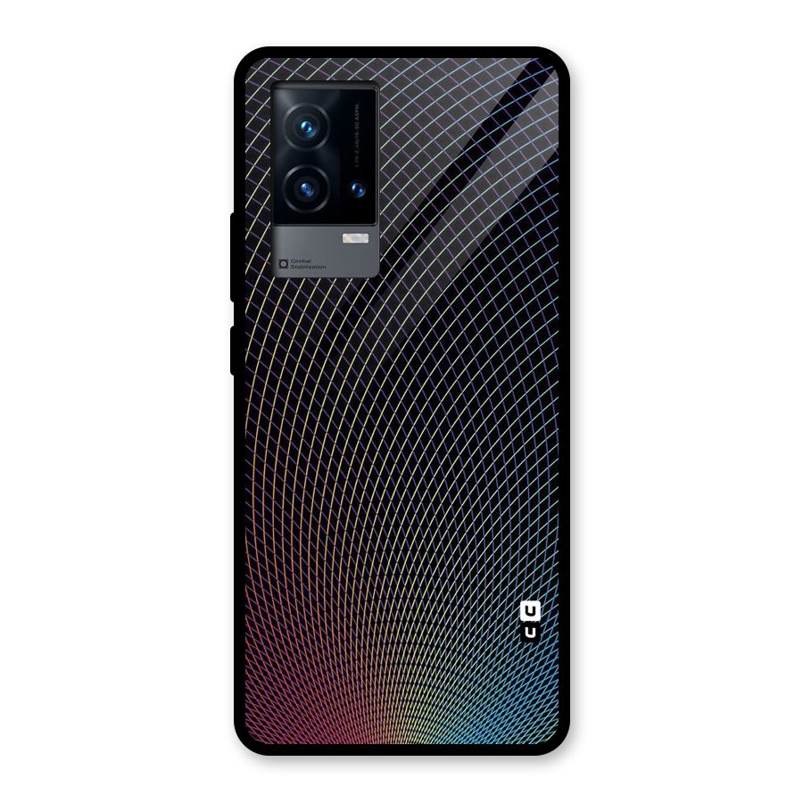 Check Swirls Glass Back Case for iQOO 9 5G