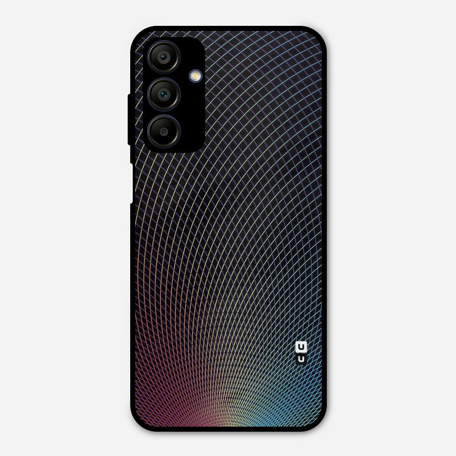 Check Swirls Metal Back Case for Galaxy A15 5G