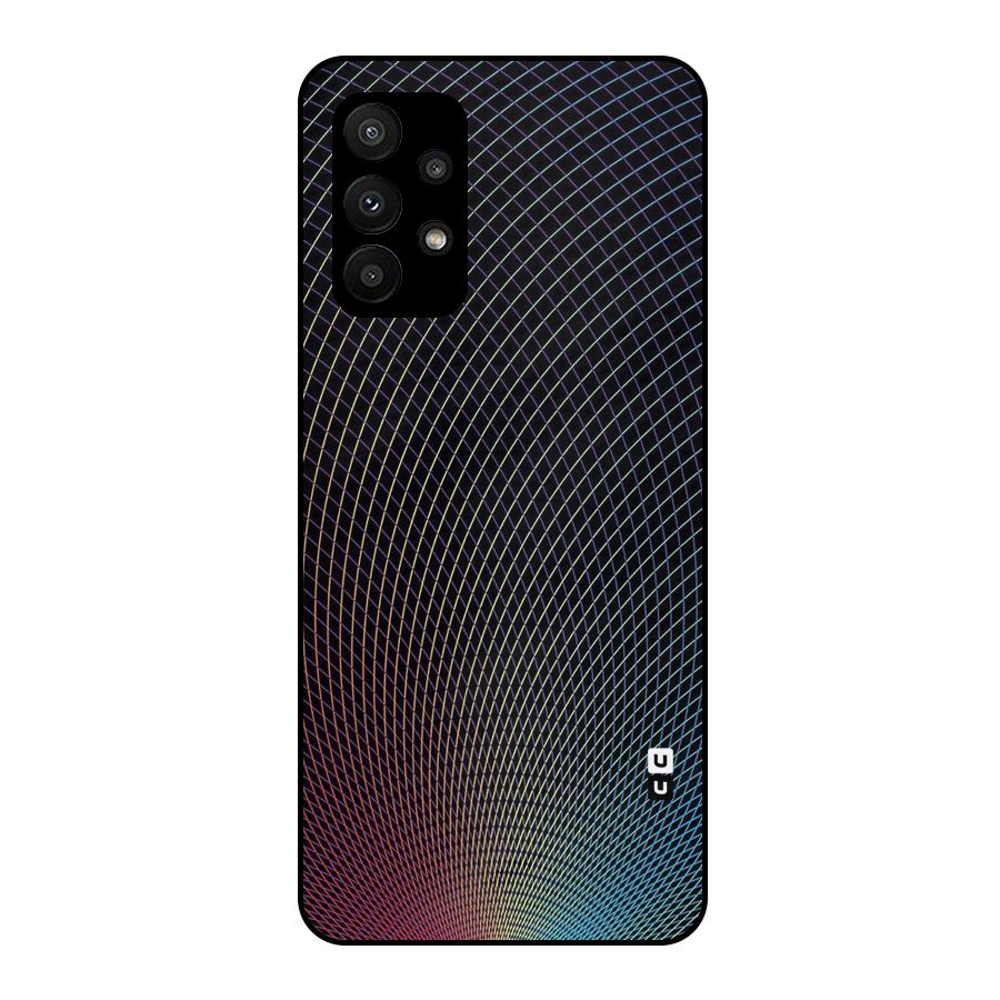 Check Swirls Metal Back Case for Galaxy A23
