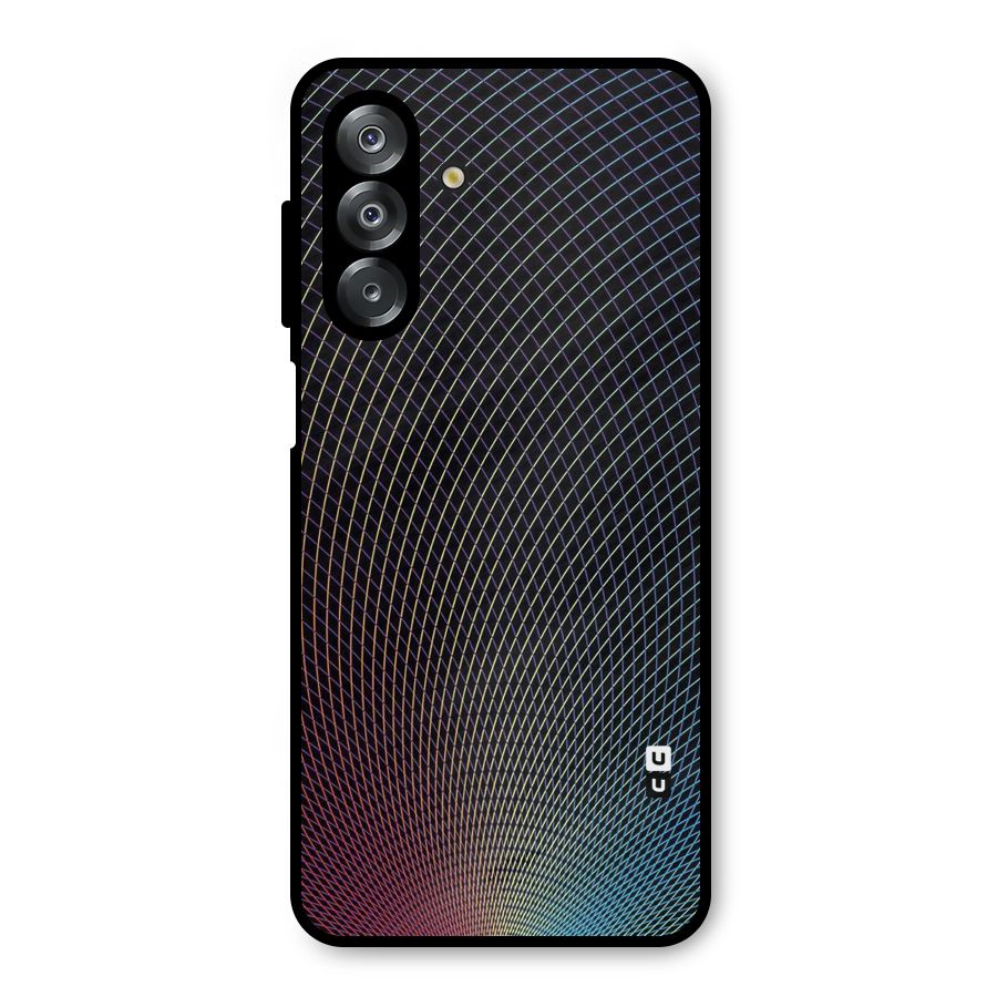 Check Swirls Metal Back Case for Galaxy A26