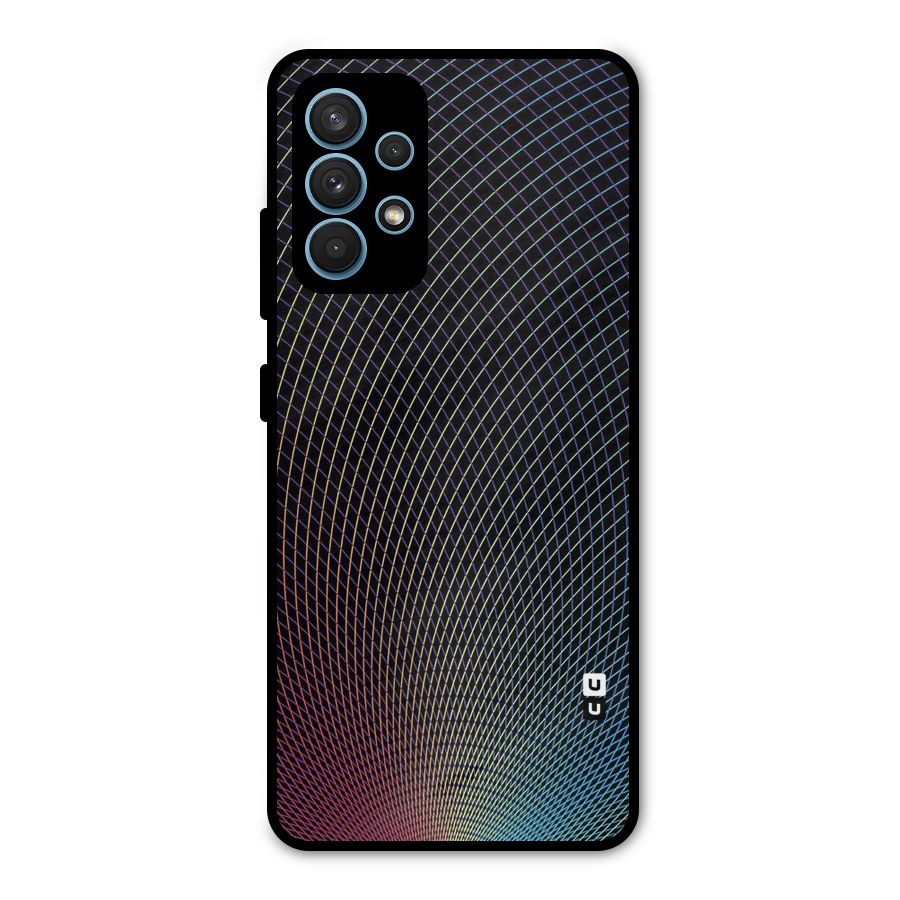 Check Swirls Metal Back Case for Galaxy A32