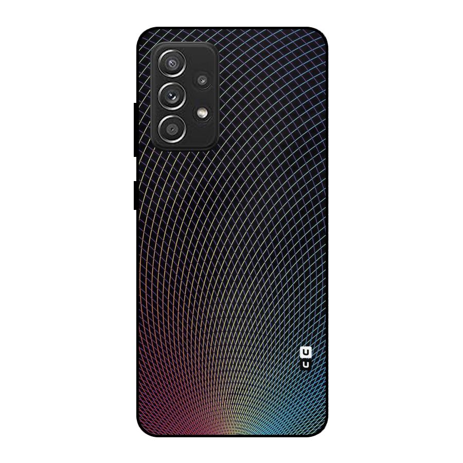 Check Swirls Metal Back Case for Galaxy A52