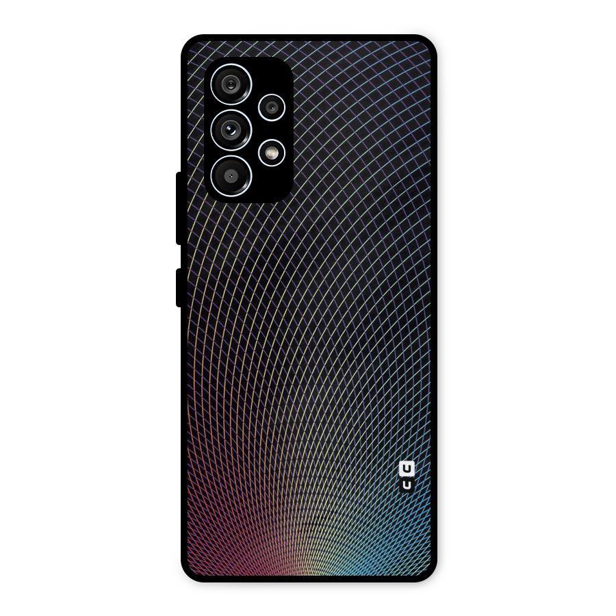 Check Swirls Metal Back Case for Galaxy A53 5G