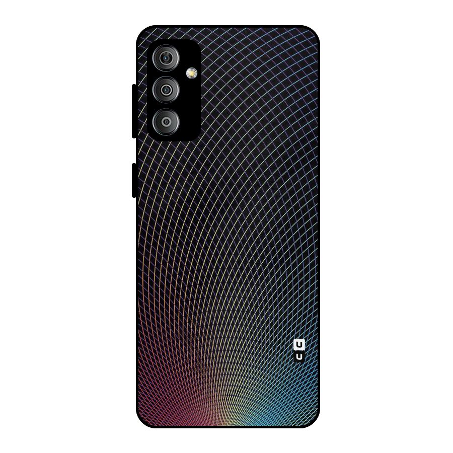 Check Swirls Metal Back Case for Galaxy F23