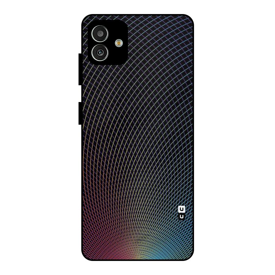 Check Swirls Metal Back Case for Galaxy M13 5G
