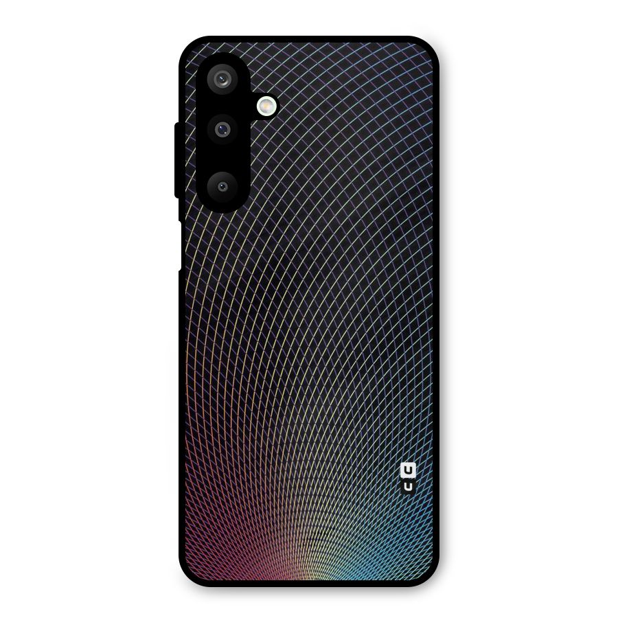 Check Swirls Metal Back Case for Galaxy M16