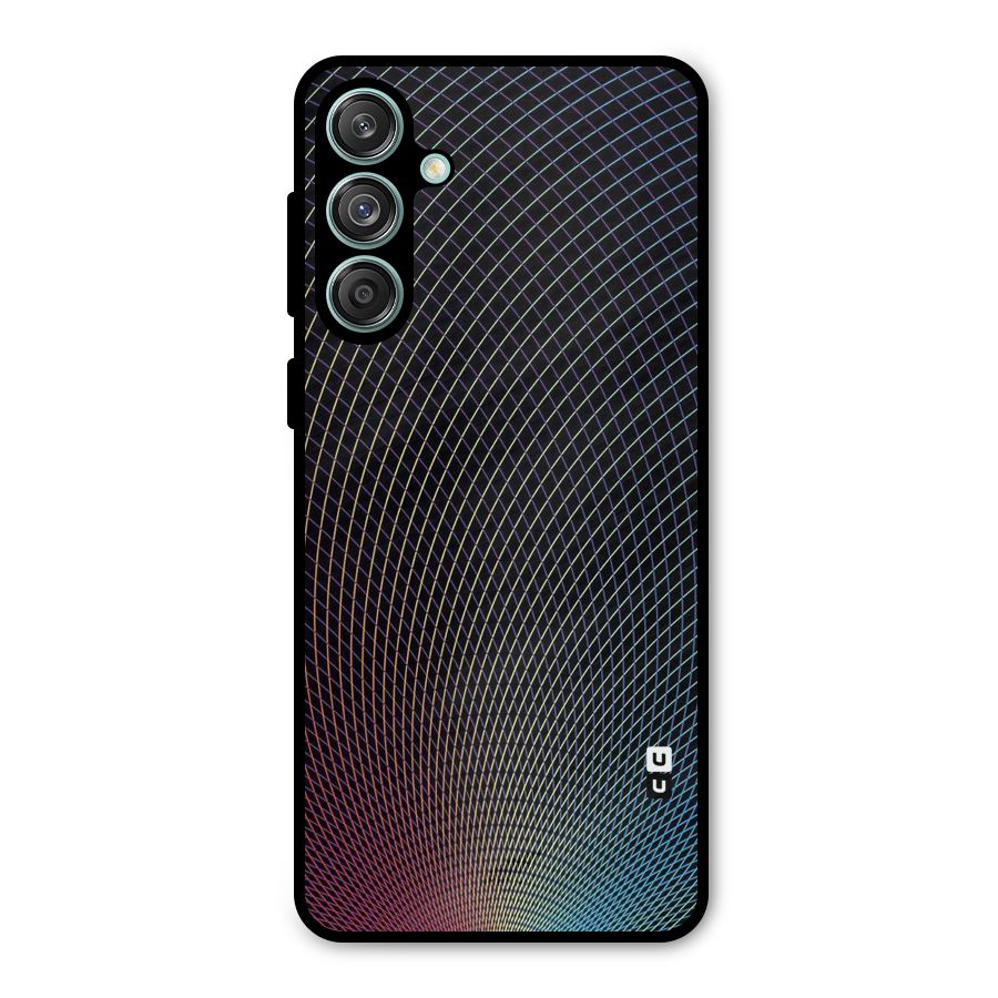 Check Swirls Metal Back Case for Galaxy M55 5G