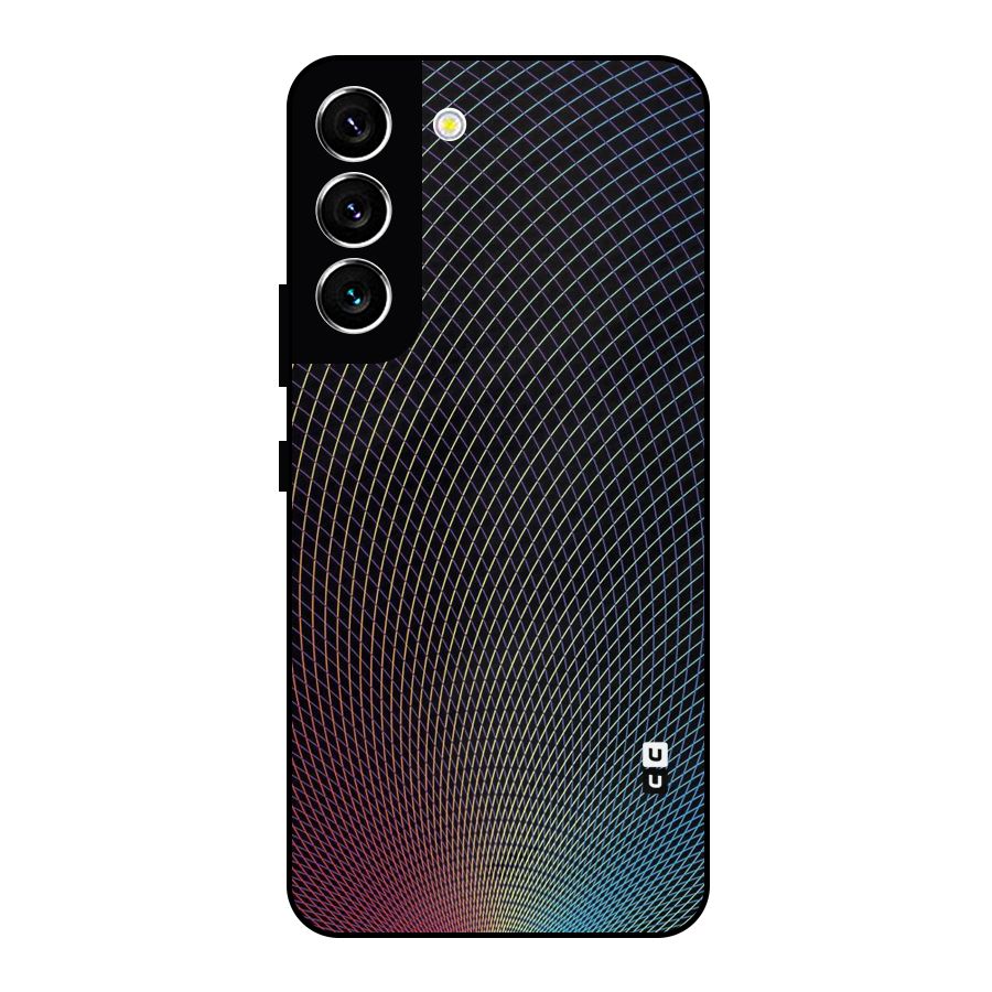Check Swirls Metal Back Case for Galaxy S22 5G
