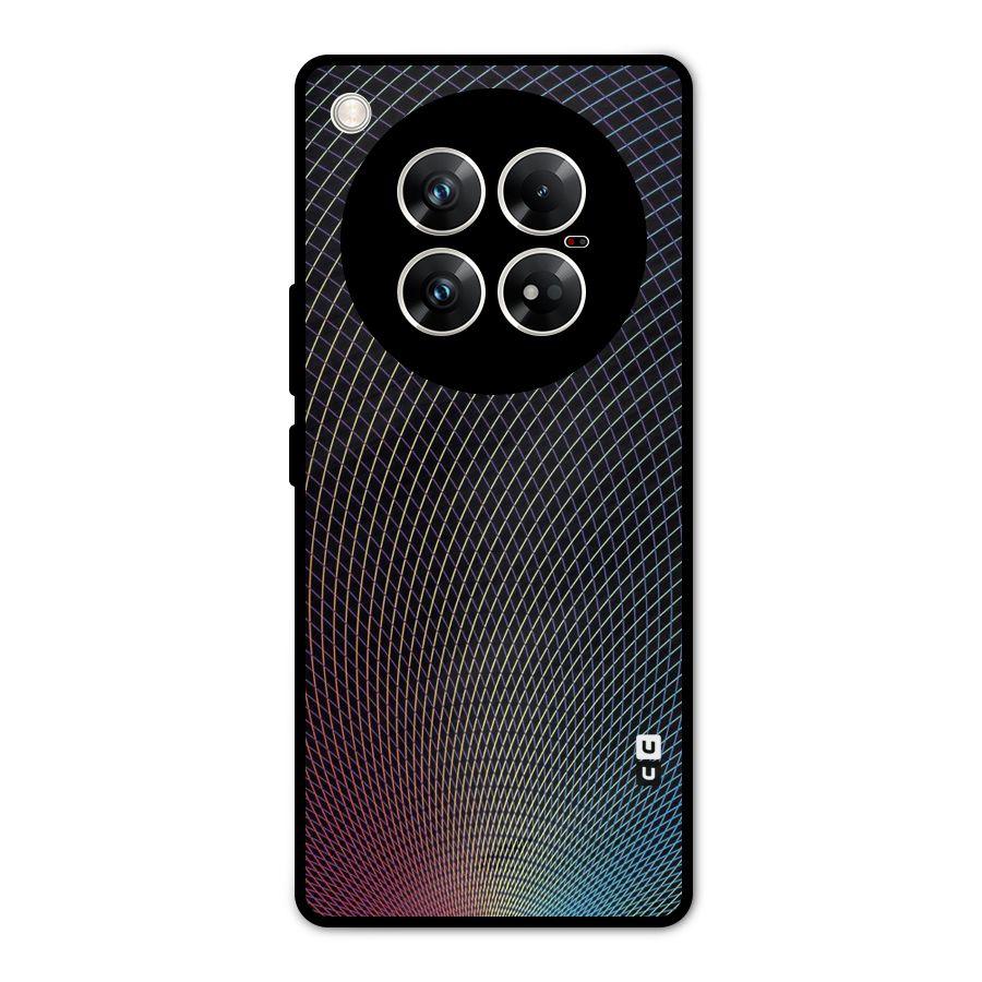 Check Swirls Metal Back Case for Infinix Zero 40 5G
