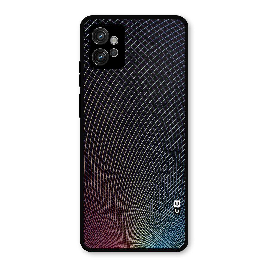 Check Swirls Metal Back Case for Moto G32