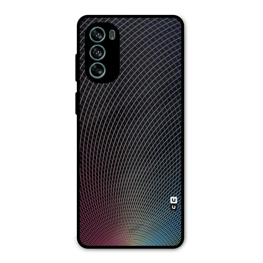 Check Swirls Metal Back Case for Moto G62