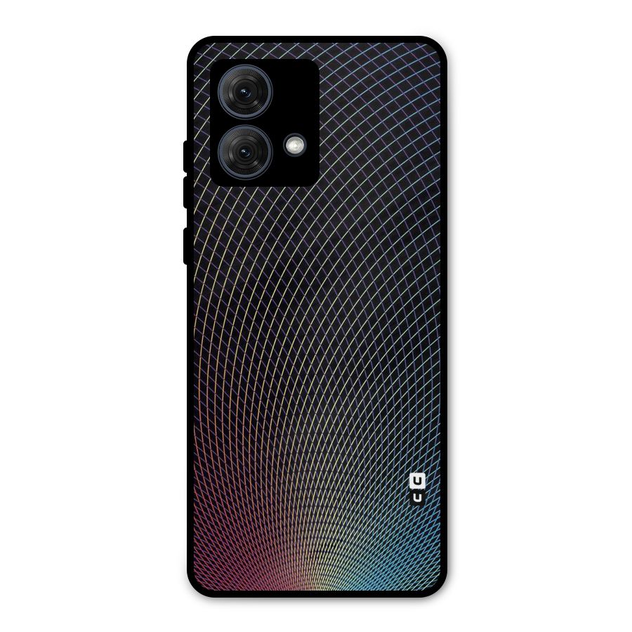 Check Swirls Metal Back Case for Moto G84