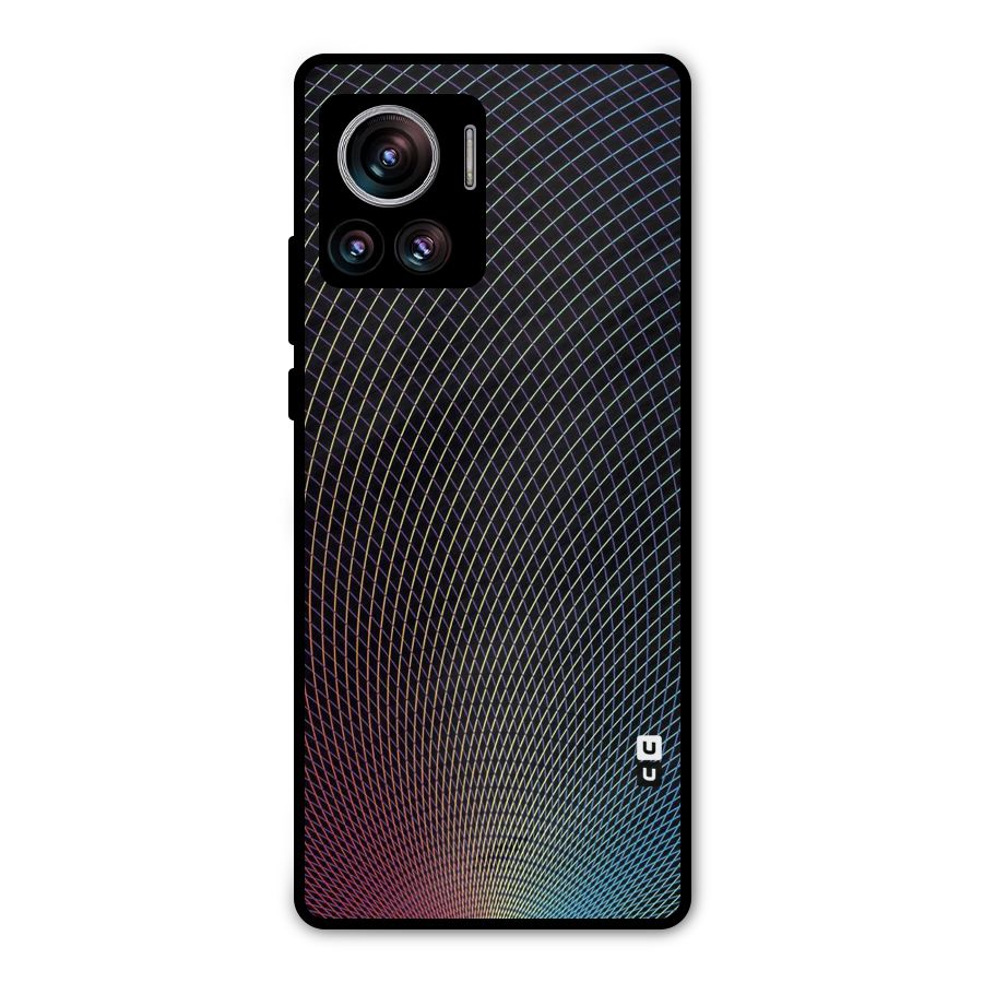 Check Swirls Metal Back Case for Motorola Edge 30 Ultra