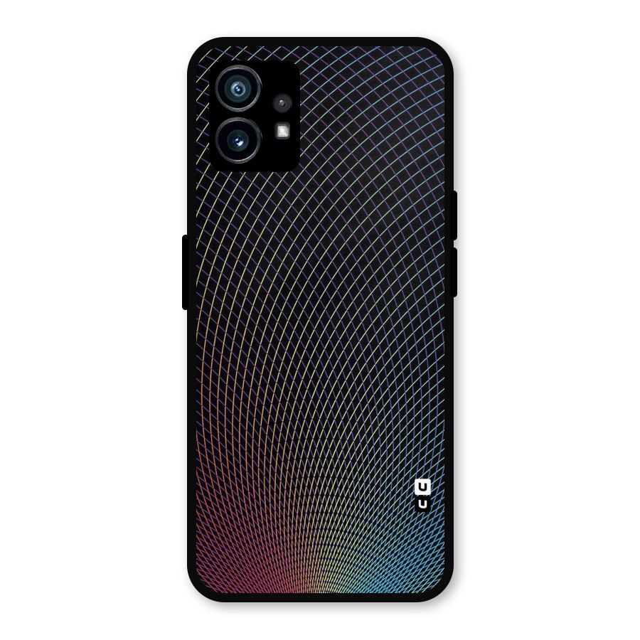 Check Swirls Metal Back Case for Nothing Phone 1