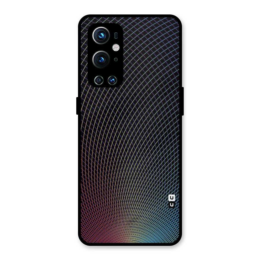 Check Swirls Metal Back Case for OnePlus 9 Pro