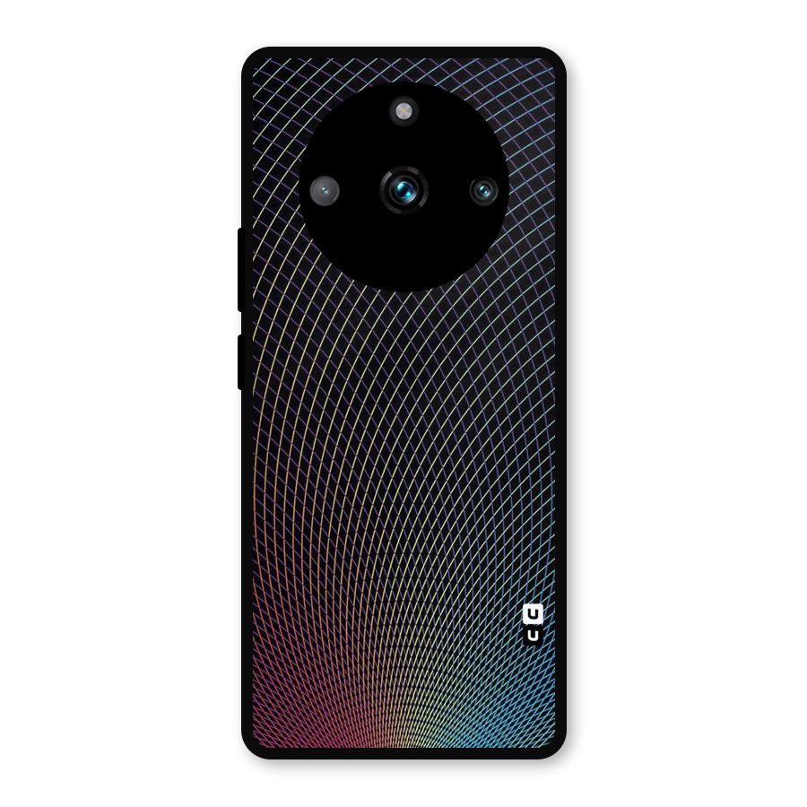 Check Swirls Metal Back Case for Realme 11 Pro Plus