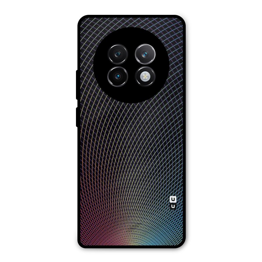 Check Swirls Metal Back Case for Realme 13 Plus