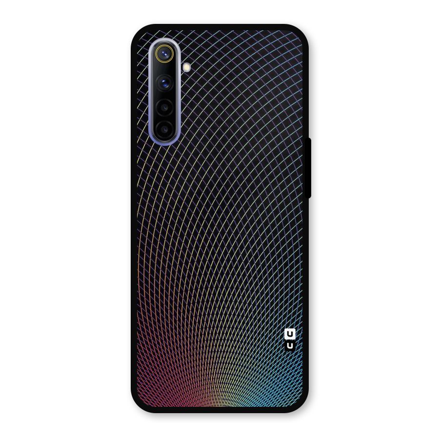 Check Swirls Metal Back Case for Realme 6