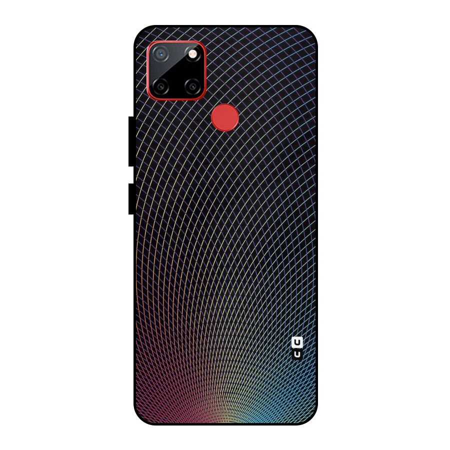 Check Swirls Metal Back Case for Realme C12