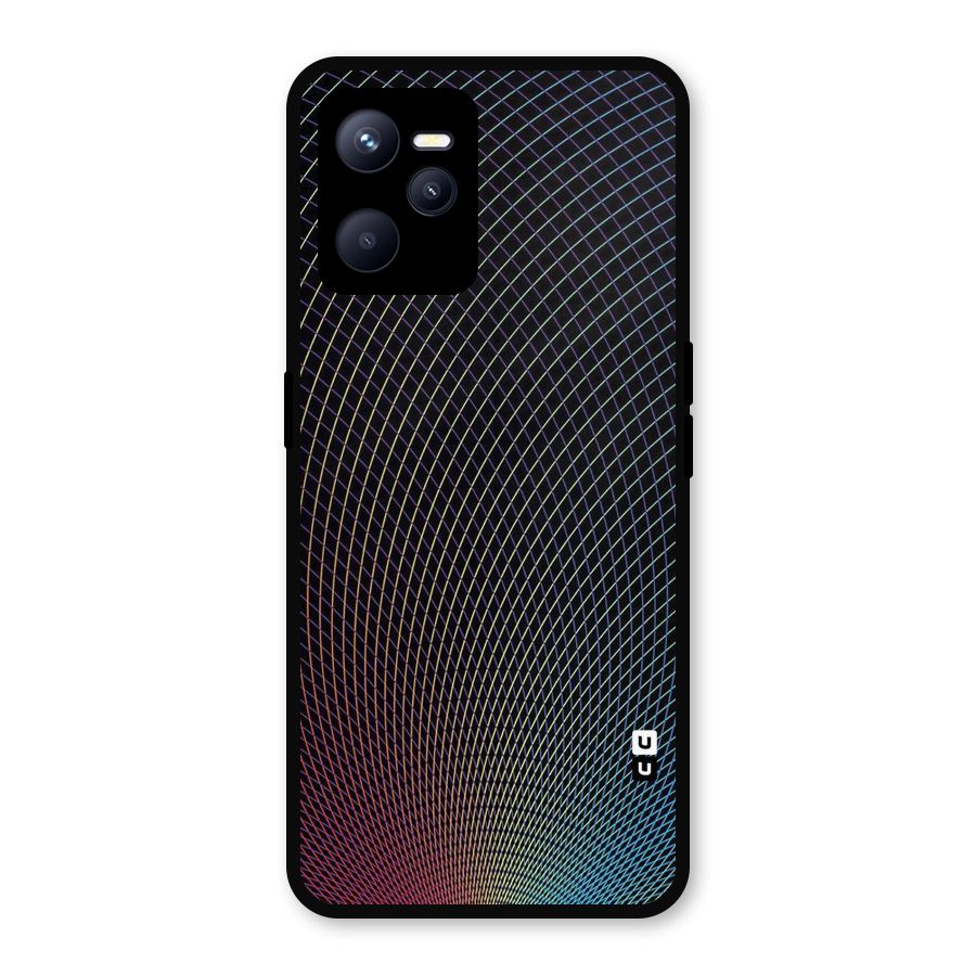 Check Swirls Metal Back Case for Realme C35
