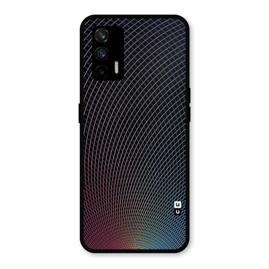 Check Swirls Metal Back Case for Realme GT 5G
