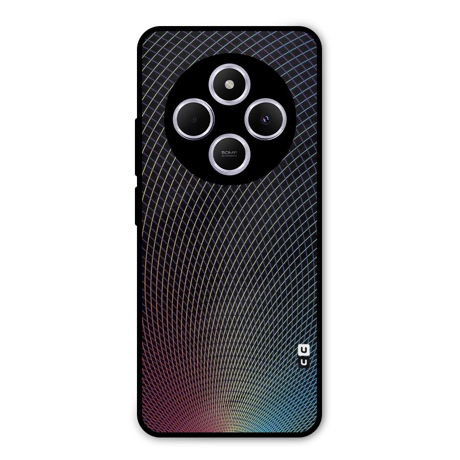 Check Swirls Metal Back Case for Redmi A4