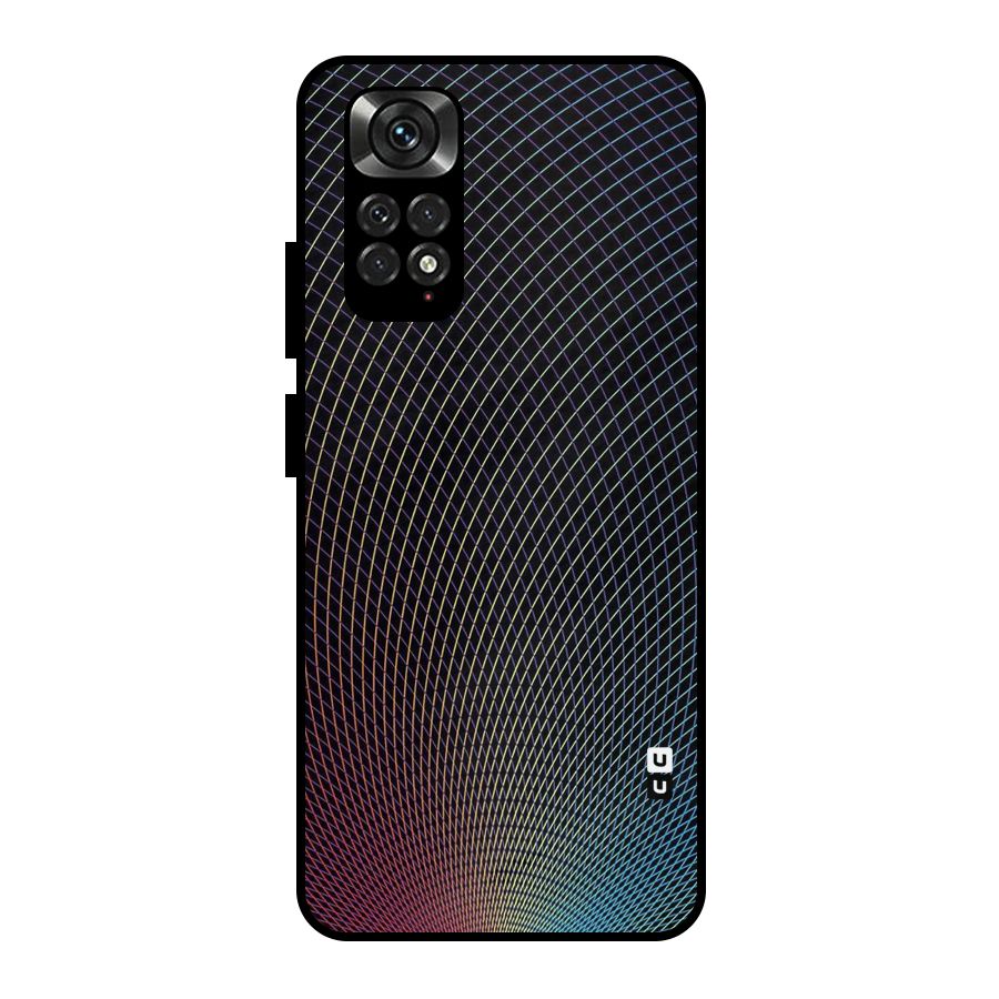 Check Swirls Metal Back Case for Redmi Note 11 Pro