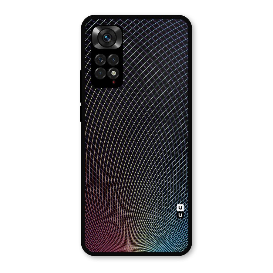 Check Swirls Metal Back Case for Redmi Note 11s