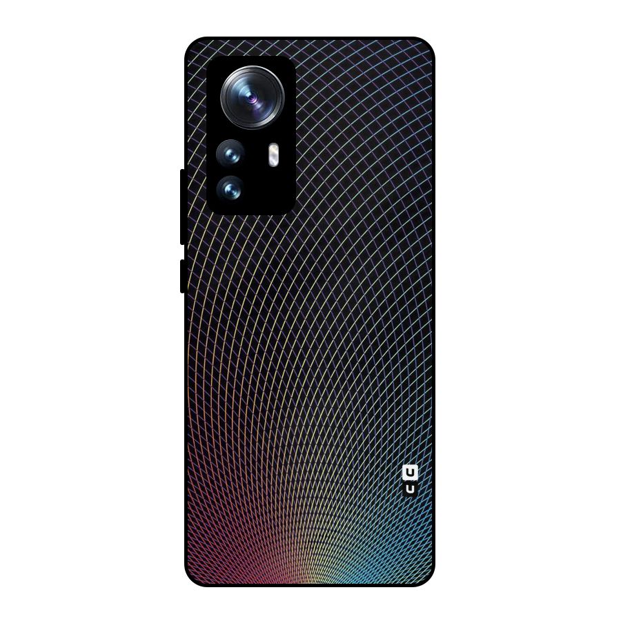Check Swirls Metal Back Case for Xiaomi 12 Pro