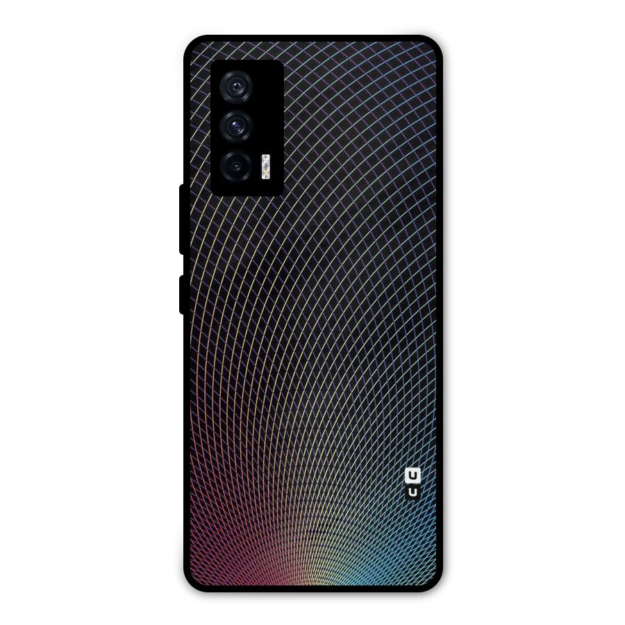 Check Swirls Metal Back Case for iQOO 7 5G