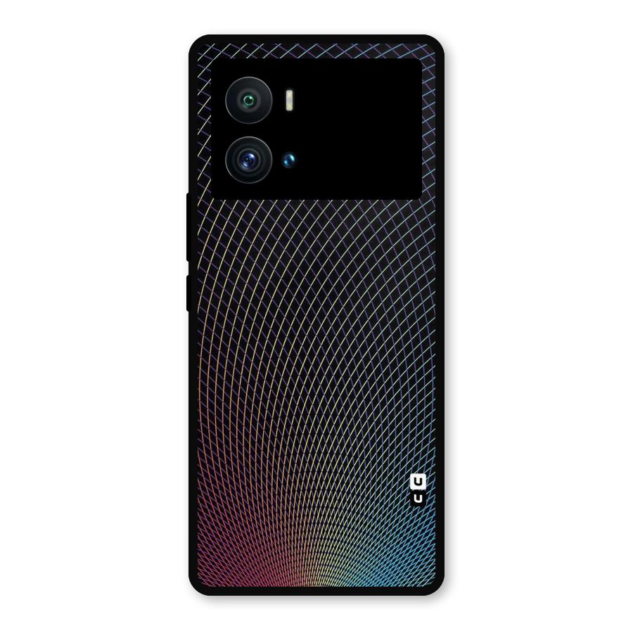 Check Swirls Metal Back Case for iQOO 9 Pro