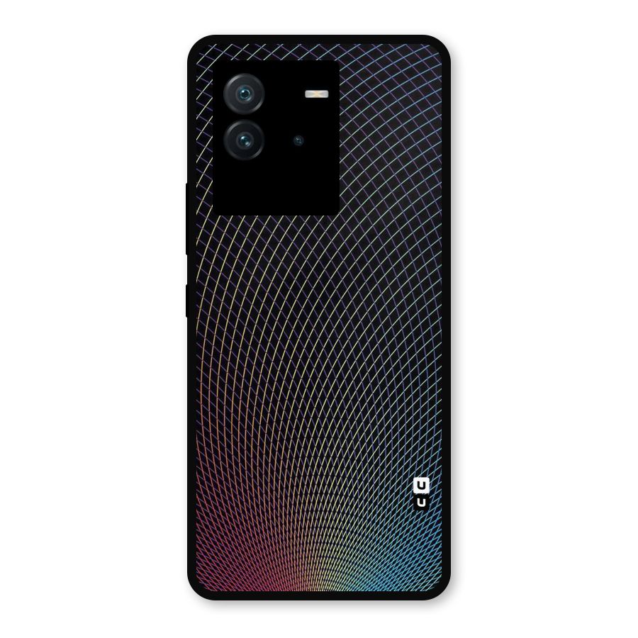 Check Swirls Metal Back Case for iQOO Neo 6 5G