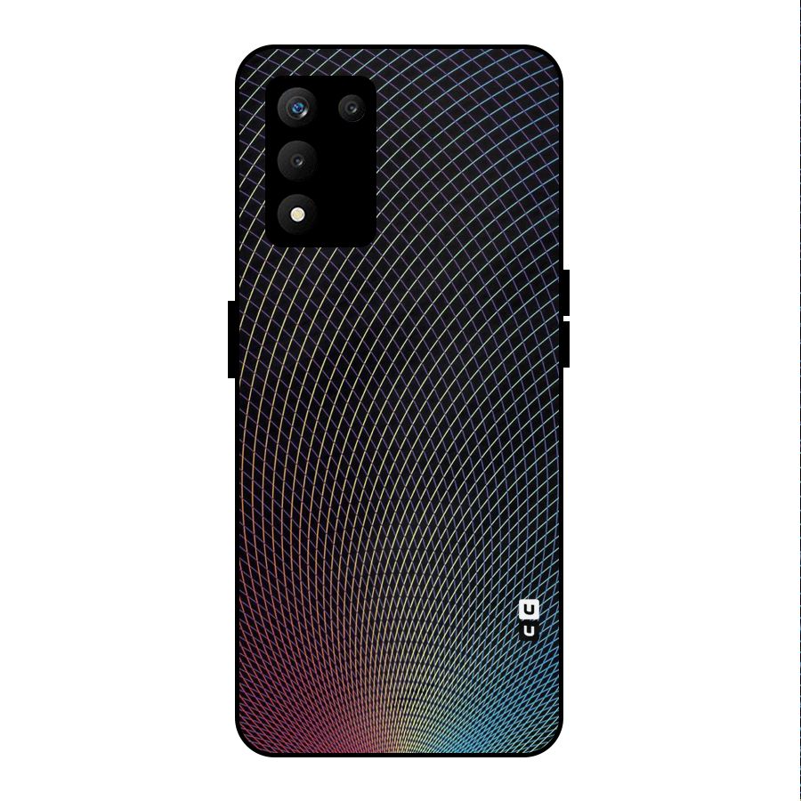 Check Swirls Metal Back Case for realme 9 5G SE