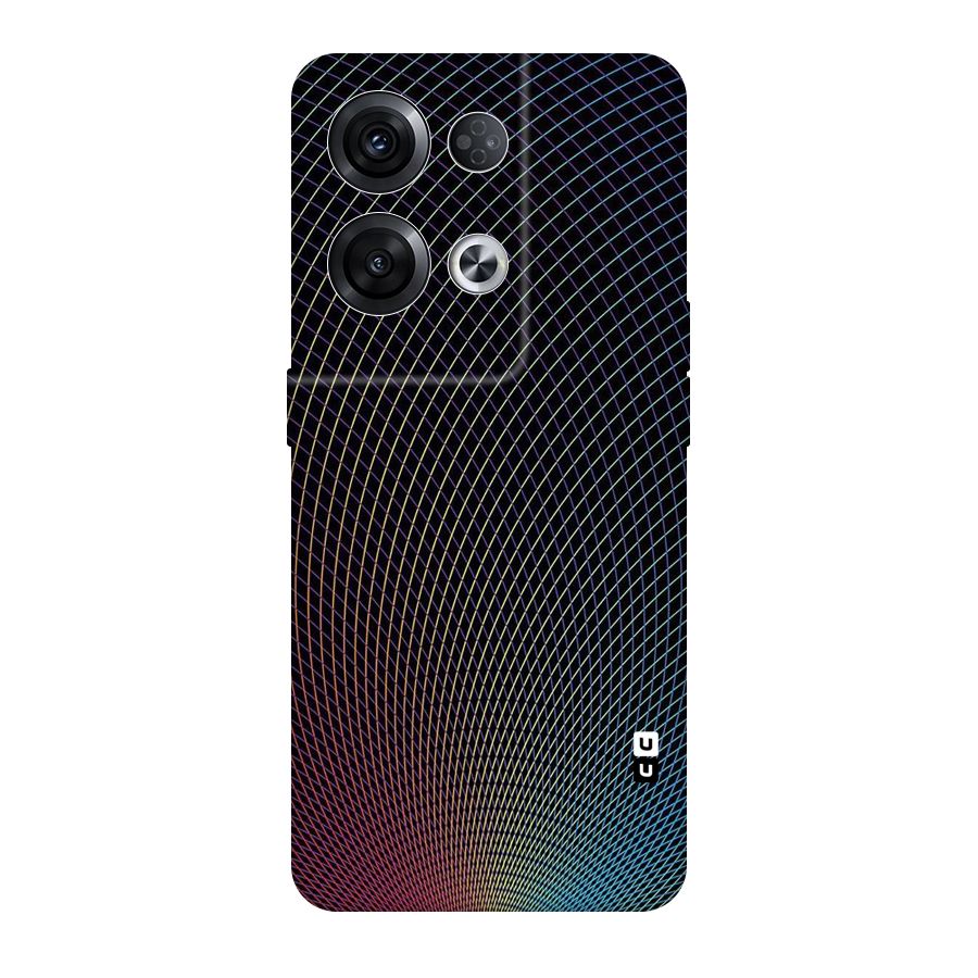 Check Swirls Original Polycarbonate Back Case for Oppo Reno8 Pro 5G